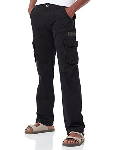 Alpha Industries Herren Jet Pant Freizeithose, Dark Olive, 33 im Sale